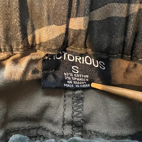 Victorious Los Angeles Drop Crotch Jogger Pants Olive Camo Small JG804 NWT Mens - Picture 6 of 7